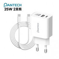 팬택 PD 25W 2포트 충전기 (CtoC 케이블 포함)