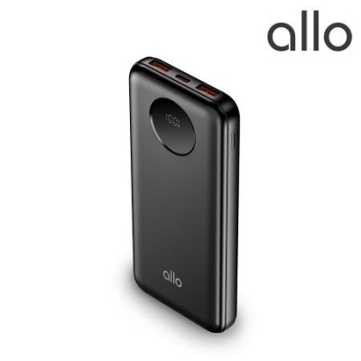 알로코리아 1007PD LCD 디스플레이 22.5W 고속 충전 보조배터리 10000mAh