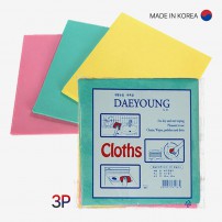 국산 부직포 행주(opp포장) 3P