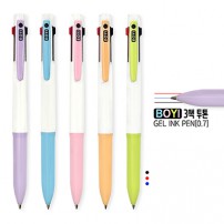 보이 3색 투톤 젤펜(0.7)