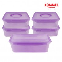 독일쿠멜 향균탈취 야채통 밀폐용기 5세트10p