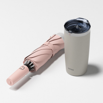 에디토 선물세트 ( 3단 거꾸로 완전자동 우양산(10K) + 스테인리스304 베이직 텀블러 600ml )