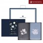 송월타올 달보드레 전통 자개(130g) 자수 2P세트