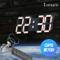 국산 루나리스 위성 GPS 인테리어 LED 벽시계 38cm JS-i95