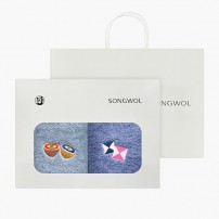 [송월타올] 160g  명절놀이 2p 선물세트(쇼핑백)