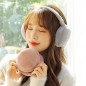 포켓 접이식 파스텔 니트 귀마개