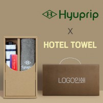 협립3단 스트라이프 수동우산 +협립호텔코마170타월-세트