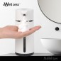 웰세스 W-1500B 자동 디스펜서 버블타입 대용량 충전식 벽걸이 핸드워시 거품 세정기