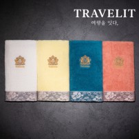 트래블잇 국내생산 버킹검 30수150g수건 행사답례품 1P/2P/3P/4P/5P