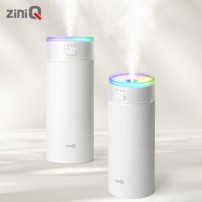 [지니큐] 500ml 무선 C타입 LED 무드등 이퀄라이져 가습기 ZQ-HX50