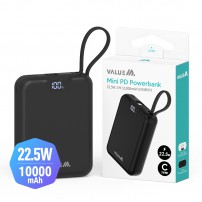 뉴에이커 PD 22.5W 고속 CP 케이블 일체형 미니 보조배터리 10000mAh