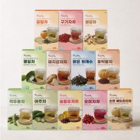 산그리메 30티백차 15종 모음 선택필수 (생강차 유자차 호박차 작두콩차 외)생분해 필터사용