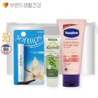 브생건593호 3종세트(카밀 핸드크림+멘소래담 소프트립스 립밤+바세린 핸드크림)