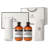 웰세스 WG-103BT 버블 손세정제 자동 디스펜서 1개 + 버블 핸드워시 리필 2개 (500ml) +  핸드타올 1개