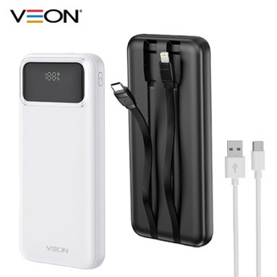 베온 더셀 PD20W LCD 케이블일체형 보조배터리10000mAh
