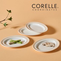 코렐_코디네이츠 로즈몬트 타원접시 4P