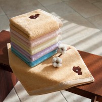 국내산_무한타올 라인코마 40수 세면수건 170g