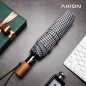 엑시온 심플우드체크3단우산