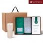 송월타올 리빙 기프트세트 42 뉴 바이브 뱀부220g 2P + 커피텀블러 709ml 1P