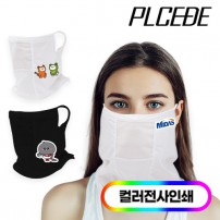 [플씨드] 귀걸이형 프리미엄 전사 메쉬 멀티스카프/풀컬러