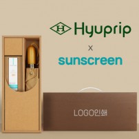 협립 3단60엔티크 고밀도 완전자동우산 +선크림-세트