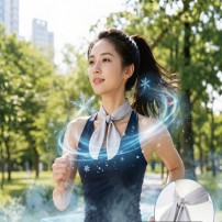 쁘띠 여름 실크 쿨 스카프 P2655