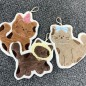 귀여운 고양이 주방 핸드타올 어린이집 고리수건 Y2549