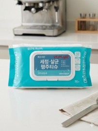 세균닦는 클리어 행주티슈 70매