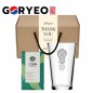 한국전통 K컬쳐 고려청자 샤이닝 글라스컵 480ml 오설록 기프팅