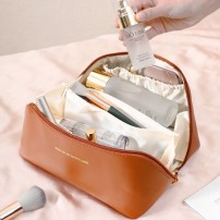 여행용 대용량 사각 화장품 파우치