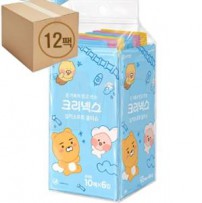 카카오프렌즈 수앤수 실키소프트 물티슈 10매 번들(10매*6개입)