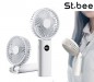 세인트비 접이식 목걸이 선풍기 LED 숫자표시 목스트랩증정