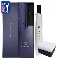 PGA 2단완전자동 암막 우양산+150g 면사타올 세트