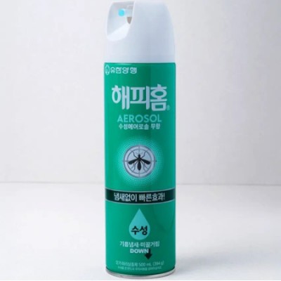 유한양행 모기 에어로솔 500ml (해피홈)