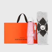 벨솔라 캔디볼 초경량 우양산 미니 컬러암막 5단 양우산 선물세트 답례품+무한타올세트 푸들이 40수 150g 수건세트