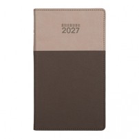 2027 AP16 양장 다이어리 32절 - 애쉬브라운