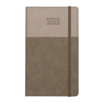 2025 AP16 양장 다이어리 32절 - 브라운