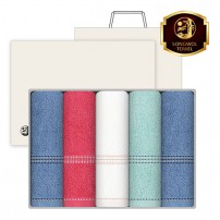 [송월타올] 볼륨40 타올 16수 140g 5매 고급 세트