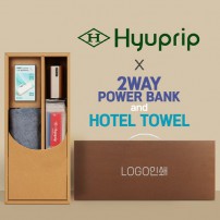 협립 이지롤 거꾸로 완전자동 우산 +코마40수180호텔타월+배터리-세트