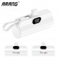 아랑 2in1 일체형 듀얼 도킹 보조배터리 LED숫자표시 5000mAh APL503