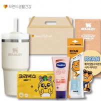 브생건57호(스탠리 퀜처591ml텀블러+크리넥스 카카오티슈+카카오 여행용 양치세트+바세린 핸드크림)