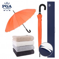 PGA 60-24K곡자꽃피는우산,호텔스페셜180타올세트