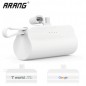 아랑 2in1 일체형 도킹 보조배터리 5000mAh AP501