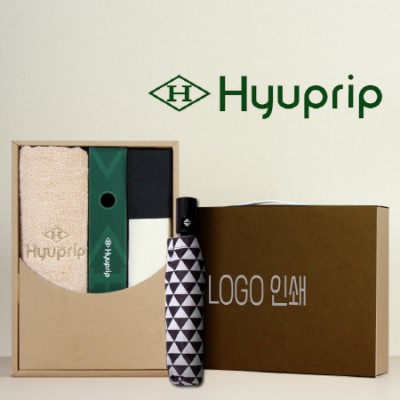 협립40수호텔코마180타월+협립3단미니스타앵글완전자동우양산+협립 투톤에코백 세트