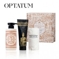 옵타움 OPTATUM 빌리지 바디케어 3종 선물세트(워시+로션+타월)(향랜덤)