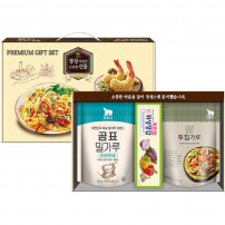 M11 중력 밀가루 500g+위생장갑 (20매)+부침가루 500g 3종 선물세트