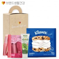 브생건680호 3종세트(카밀 핸드크림+멘소래담 립아이스 매직컬러 립밤+크리넥스 쁘띠티슈)