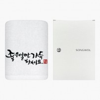 [송월타올] 120g 좋은일만 가득하세요  1매+케이스