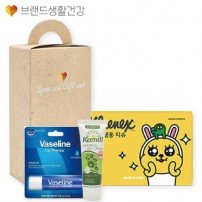 브생건651호 3종세트(카밀 핸드크림+바세린 립밤 테라피+크리넥스 카카오티슈)