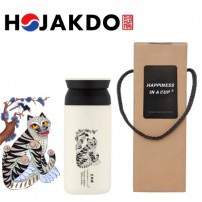 한국전통 K컬쳐 까치와호랑이 호작도 트레블 텀블러 350ml 선물세트